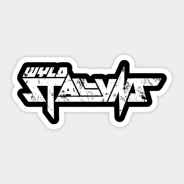 Wyld Stallyns logo Heavy Metal (distressed) Sticker by Sharkshock